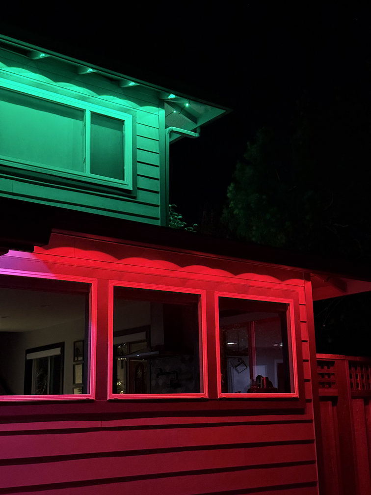 Roofline lighting technical view
